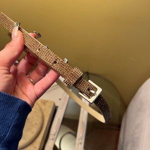 handmade gold crystal belt